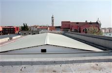 Pannello lamiera poliuretano 5 greche Stazione di Venezia S Lucia 14